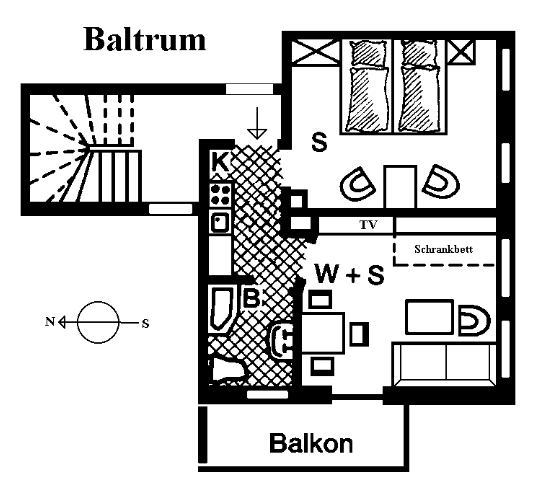 Grundriss Baltrum