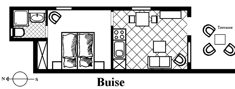 Grundriss Buise