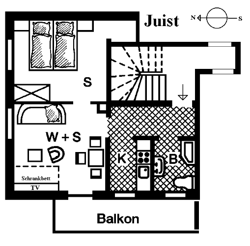 Grundriss Juist