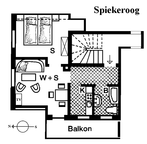 Grundriss Spiekeroog