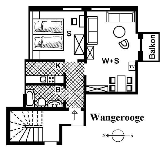 Grundriss Wangerooge