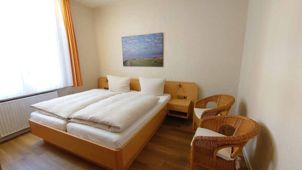 Schlafzimmer Fewo Norderney